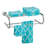 Alkiviadis Metal Bracket Shelf with Towel Bar