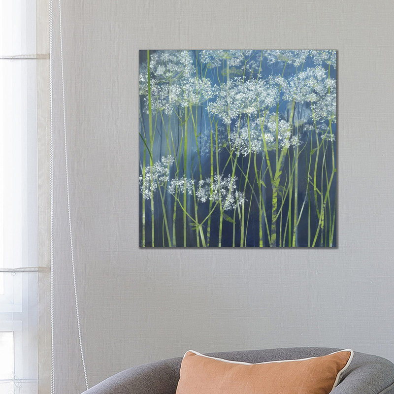 Cow Parsley by Claire Henley - No Frame Gallery-Wrapped Canvas Giclée on Canvas, 66.04cm H x 66.04cm W