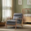 Fauteuil rembourré avec coussin lombaire Eimantas-98593156