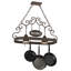Bon Appetit Handcrafted Hanging Pot Rack-1843253328
