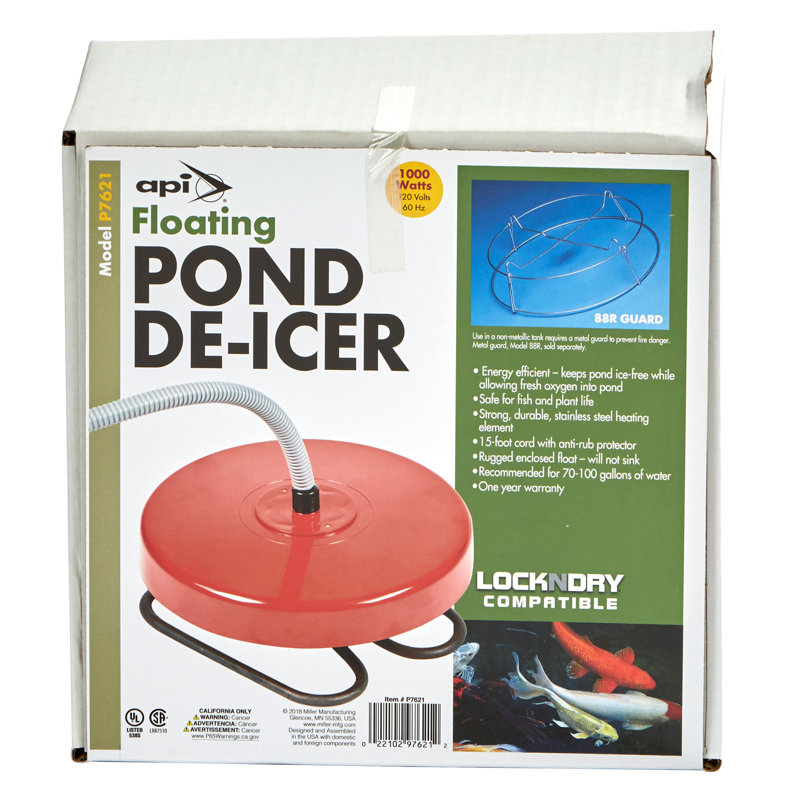 API 1000 Watt Red Floating Pond De-Icer Heater