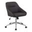 Upholstered Adjustable Home Office Desk Chair-1458562583