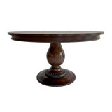 Charlotte Pedestal Table - 48" - Walnut