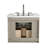 Liljan 24'' Wall-Mounted Single Bathroom Vanity with Engineered Stone Top-97413453