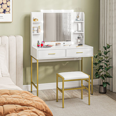 Abdurrhman Dressing Table with Mirror