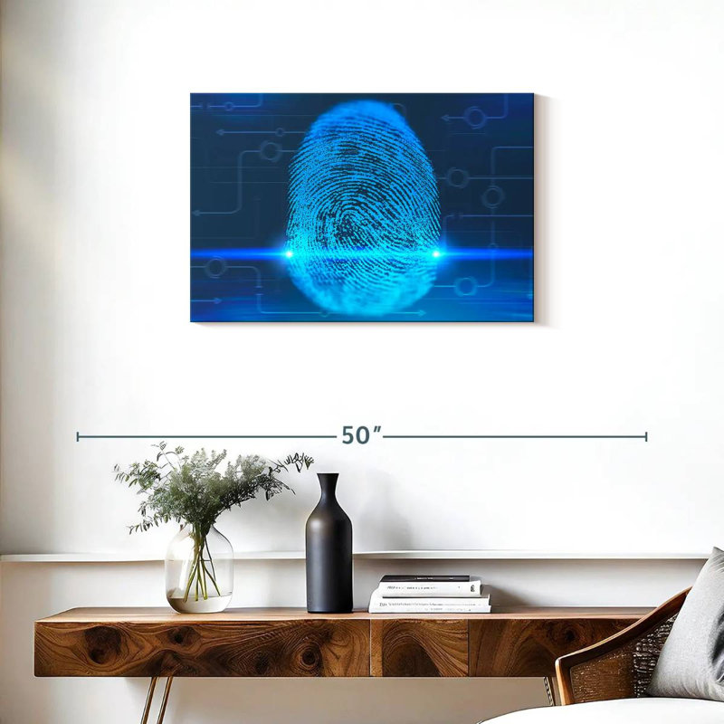 Keiri Digital Fingerprint, 20" H x 30" W