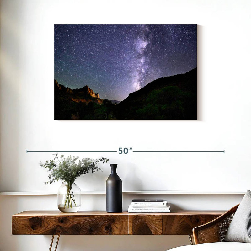 Oberle Milky Way Over Zion Park, 24'' H x 36'' W
