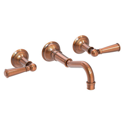 Jacobean Wall Mount Bathroom Faucet