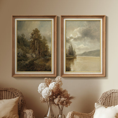Set of 2 Premium Framed Art Artworks on Premium Canvas with 26"x36" Frame
