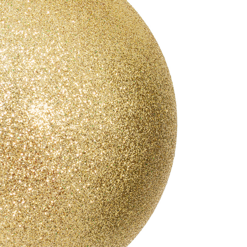 Décoration de boule décorative des Fêtes, Vert, H 6 po x l 6 po x P 6 po