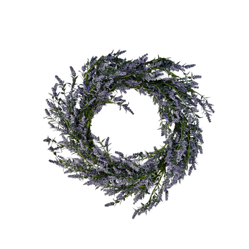 Couronne artificielle lavande sauvage mauve