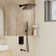 10inch 3 Function Wall Mount Complete Rainfall Shower System with Rough in-Valve