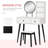 Daphie Vanity Set with Stool