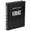 Graphic Image Humans Coffee Table Book, Leather, Black