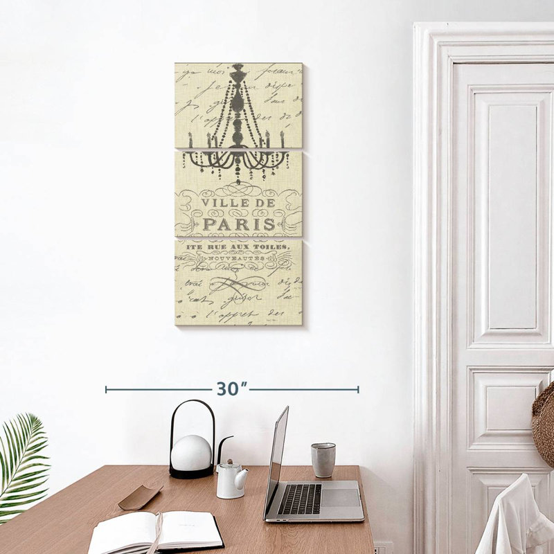Panneau French Couture I, H 32 po x l 15 po