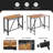 4 - Person Patio Dining Set with Extendable Rectangular Table , Cushions Included