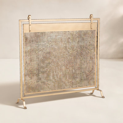 Pare-étincelles en métal avec grille