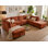 Canapé modulaire 8 pièces avec repose-pieds avec rangement, canapé en chenille moderne pour le salon, configuration polyvalente