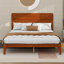 Base de lit en bois de bambou, rangement sous le lit-112249434