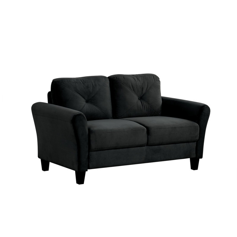 Canapé-lit modulaire confortable, Noir