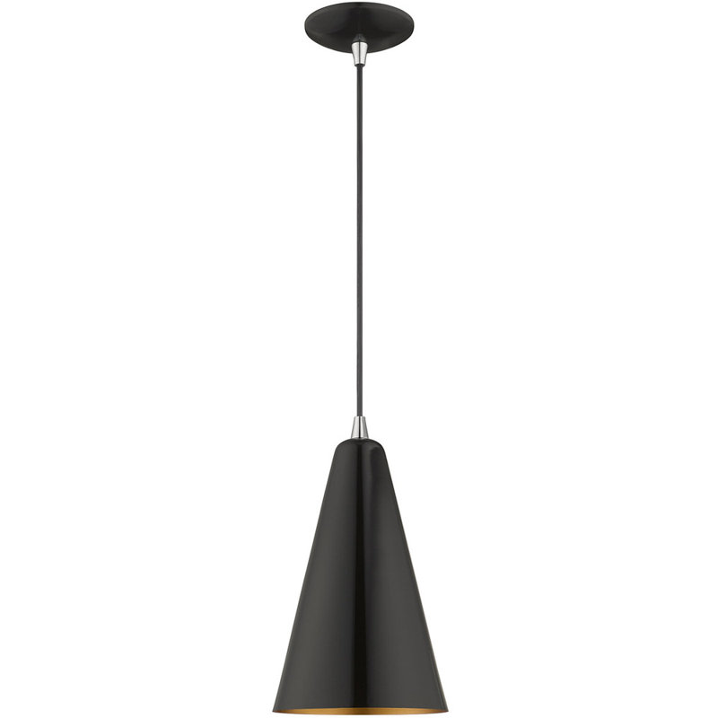 Luminaire suspendu conique 1 lumière Cinnante