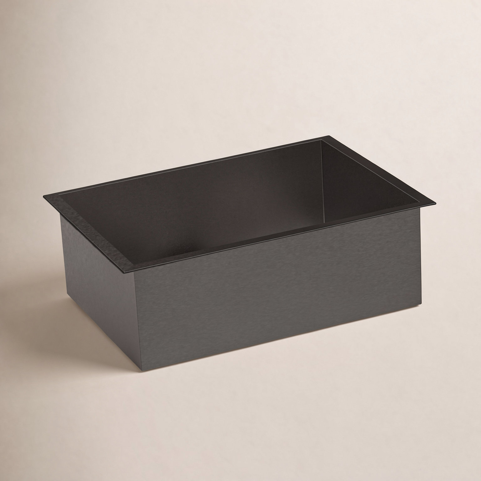 Rivage 23" Stainless Steel Undermount Sink, Black