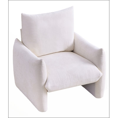 Fauteuil d'appoint moderne en chenille
