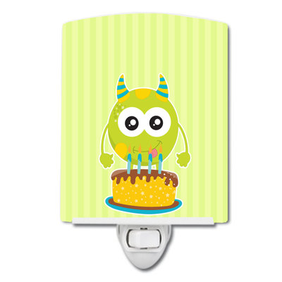 Birthday Monster Cake Ceramic Night Light