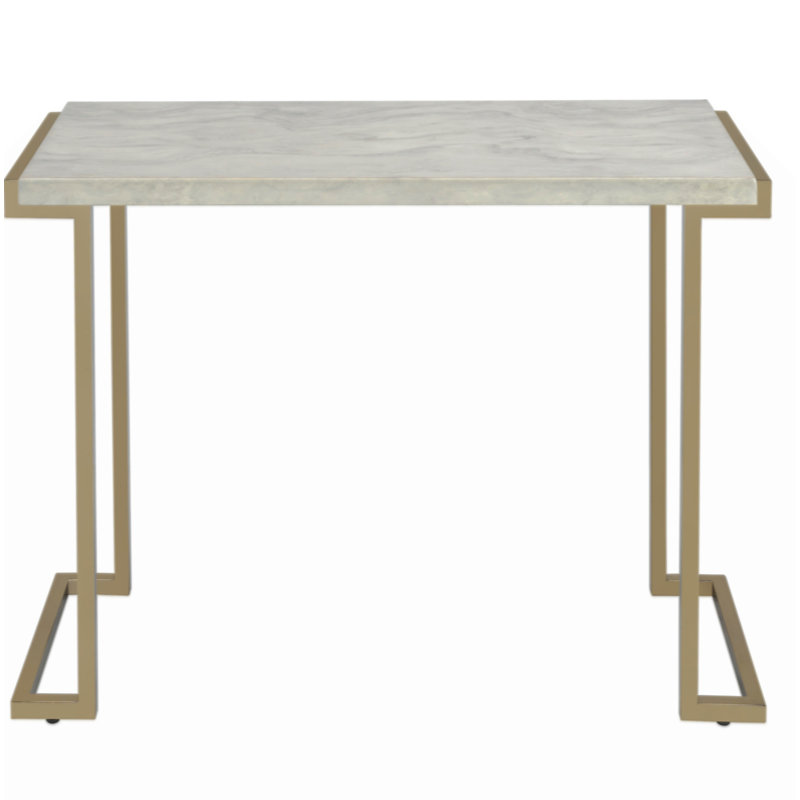 Mangonia Base Sofa Table White Coffee Table Modern Coffee Table