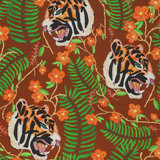 Pradesh Tiger Cotton/Linen Fabric