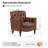 Annja 32" W Tufted Leather Armchair-79522924