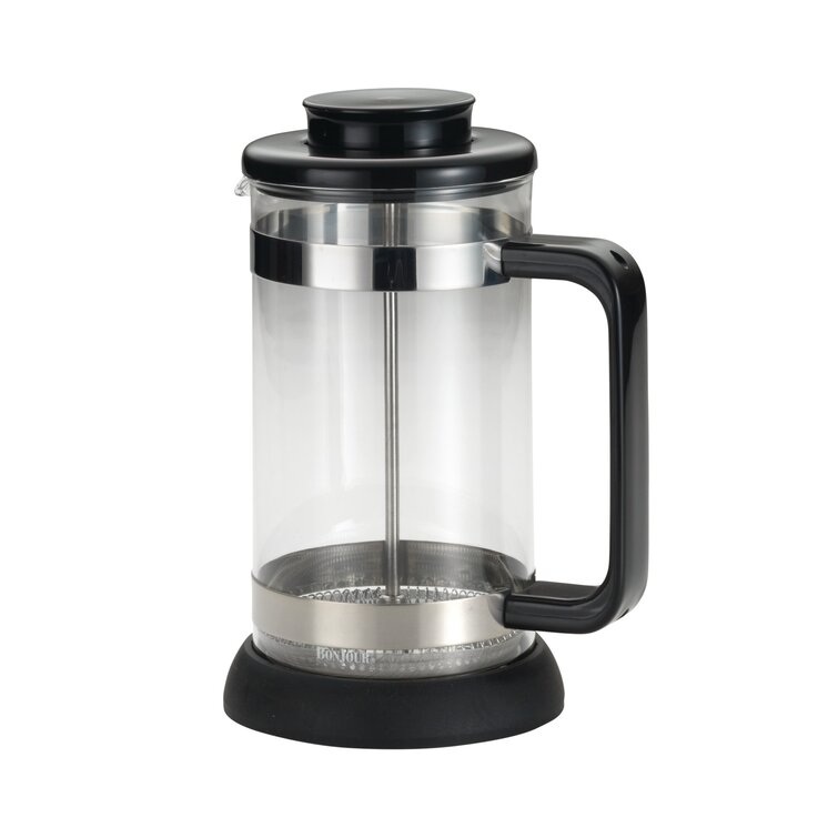 Bonjour Coffee Ami-Matin 8 Cup French Press Black