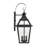 Jackson 3-Light Outdoor Wall Lantern in Matte Black with Gold Highlights