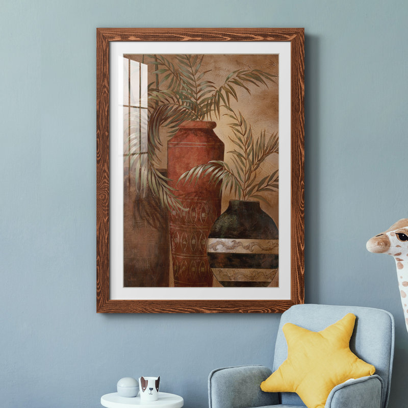 Exotic Holiday I - peinture encadrée, Cadre en érable, H 31,5 po x l 23,5 po x P 1,5 po