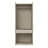 77.1'' H Linen-Textured Armoire