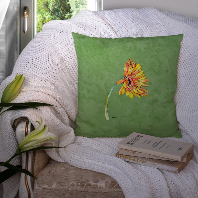Coussin décoratif cascade intérieur/extérieur gerber, H 18 po x l 18 po x P 5,5 po