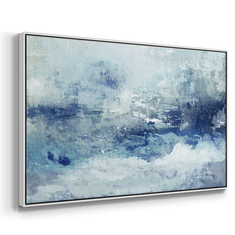 «Blue Cloudscape», reproduction sur toile, H 27 po x l 41 po x P 2 po, Blanc