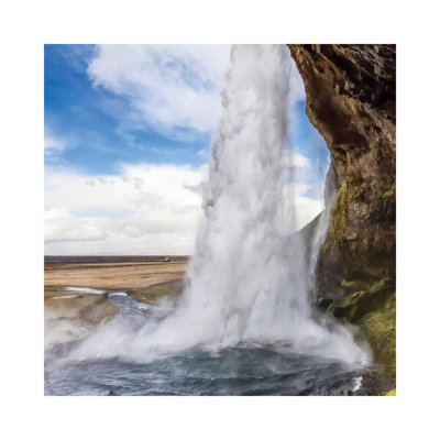 Iceland Seljalandsfoss by Melanie Viola - Wrapped Canvas Print