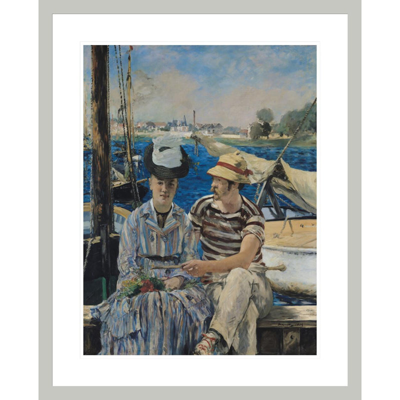 Argenteuil par estampe numérique encadrée, 29.1" H x 23.5" W