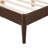 Easton Solid Wood Bed Frame With Boucle Upholstered Headboard