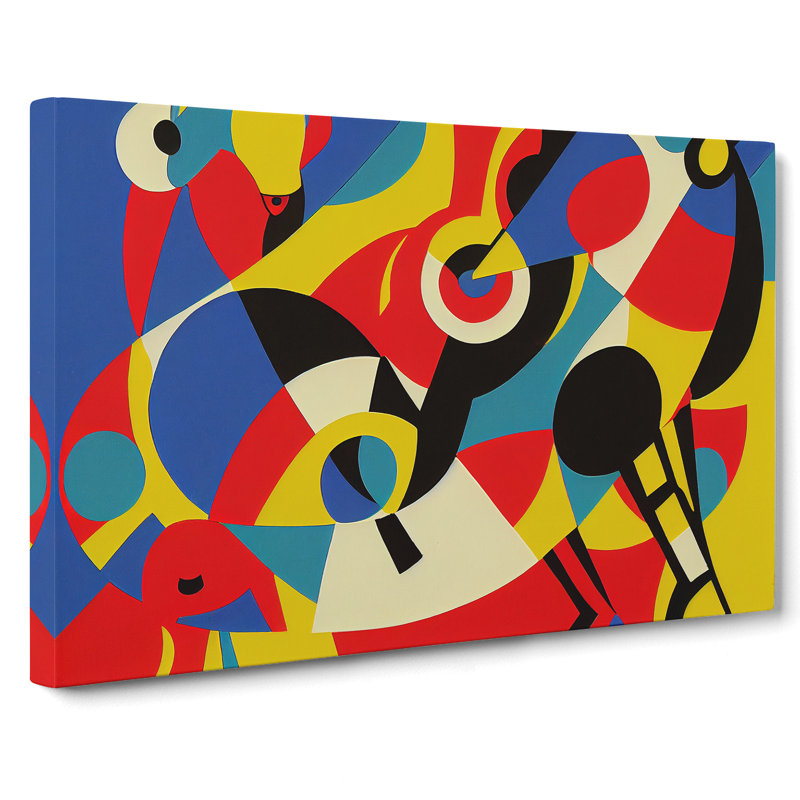 Blossoming Abstract Art - Wrapped Canvas, 40cm H x 60cm W x 3cm D