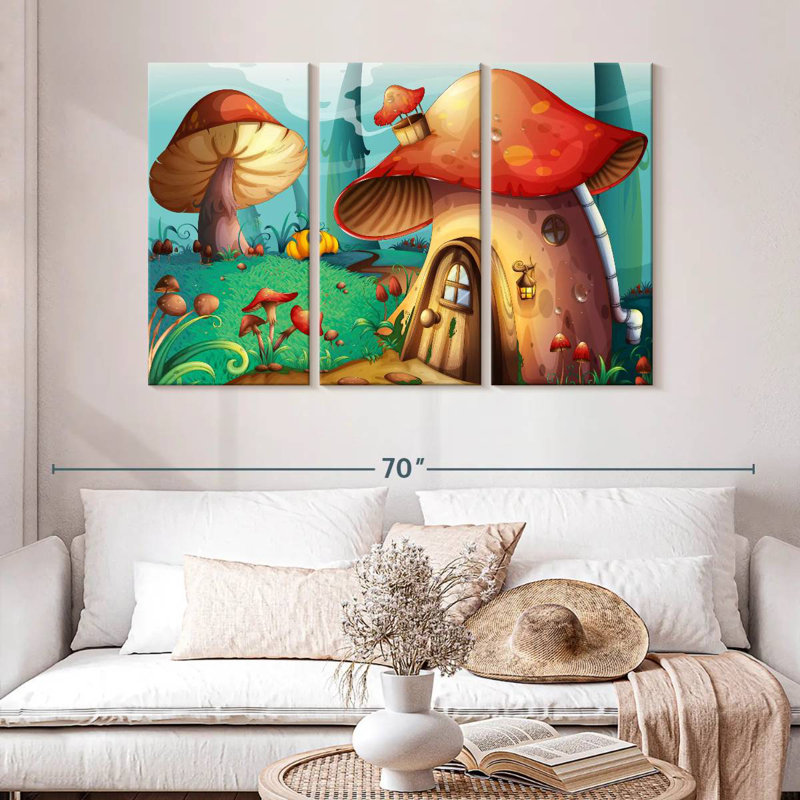 Ashelle Mushroom House, H 32 po x l 50 po