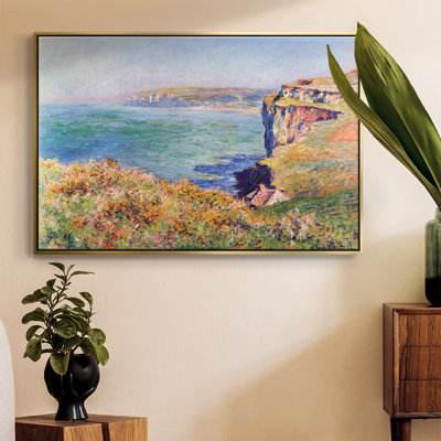 " Cliffs At Varengeville By Monet "