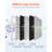 16x25x1 Aluminum Electrostatic Air Filter MERV 8 Actual 15.5x24.65x0.82-112605364