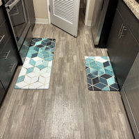 Jishnu Anti-Fatigue Non-Skid Kitchen Mat Everly Quinn