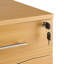 Denzel Under Desk Mobile Pedestal 3 Drawer Unit, Filing Cabinet-113768067