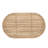 Sate Patio Acacia Wood Woven Rope Coffee Table