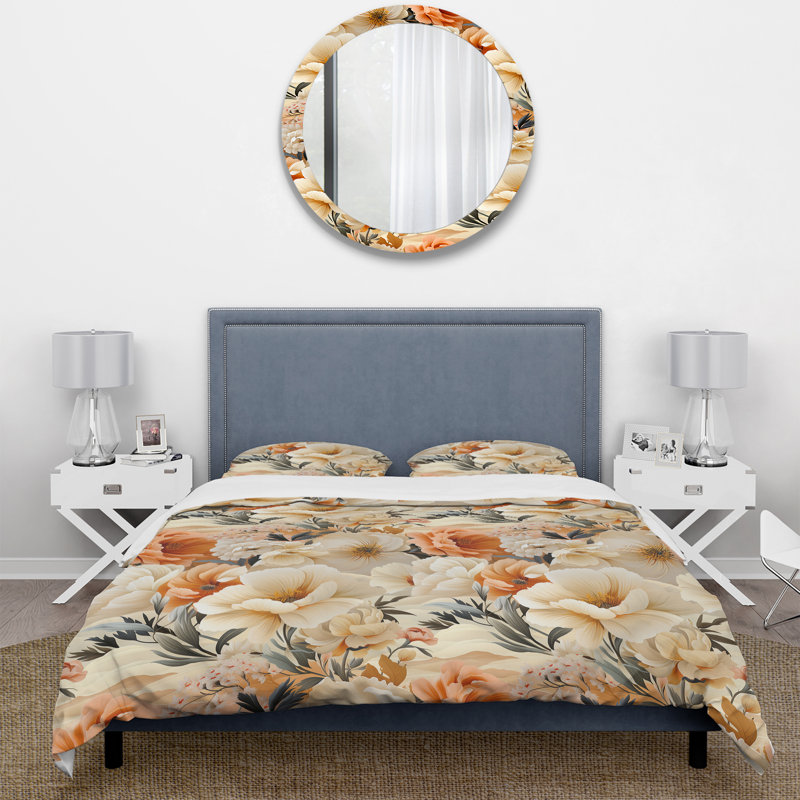 Ensemble de housse de couette Sandy, Housse de couette simple + 1 taie décorative stan