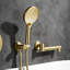 Robinet de baignoire à cascade avec douche à main Marthvale