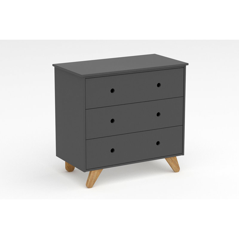 Baggett Kids 3 - Drawer Dresser, Grey